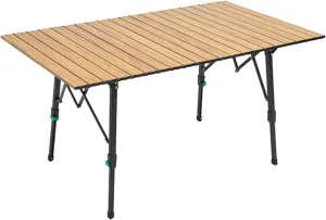 Portable Camping Table,Lightweight Outdoor Folding Table with 2 Adjustable Heights of,Small Compact Picnic Aluminium Table with Carry Bag
