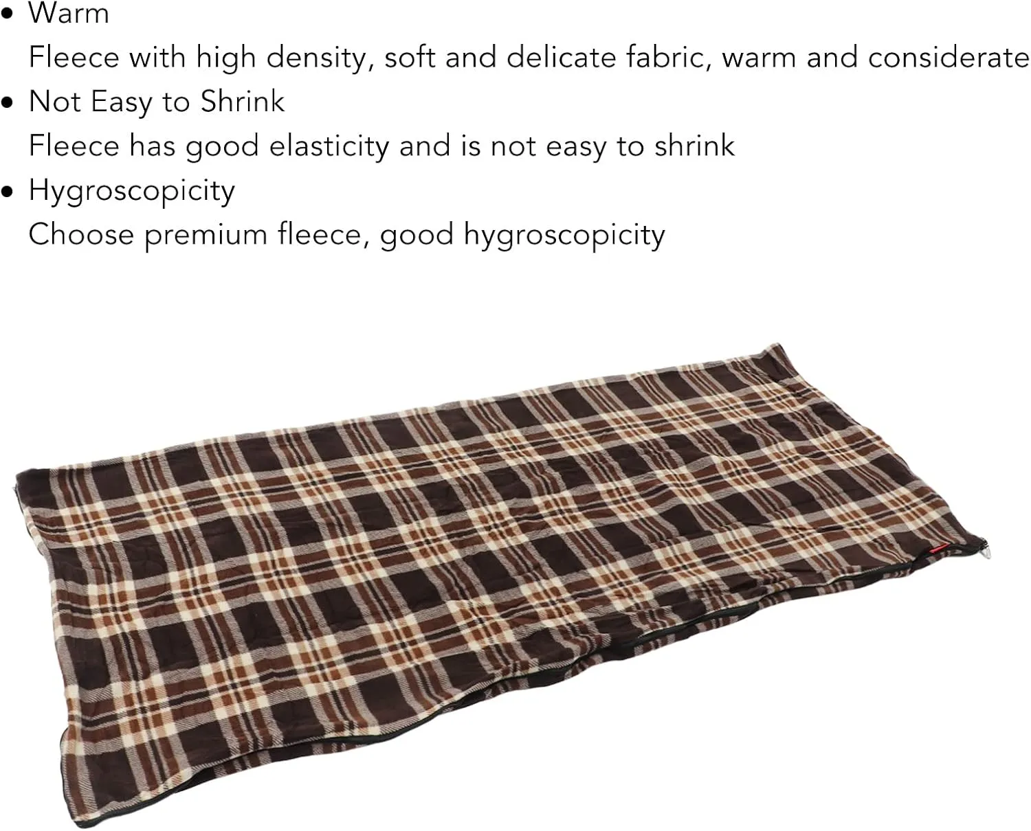 Portable Fleece Sleeping Bag for Adults, Lightweight and Warm, Camping Hiking Climbing, Easy to Store, Skin Friendly with Good Hygroscopicity
