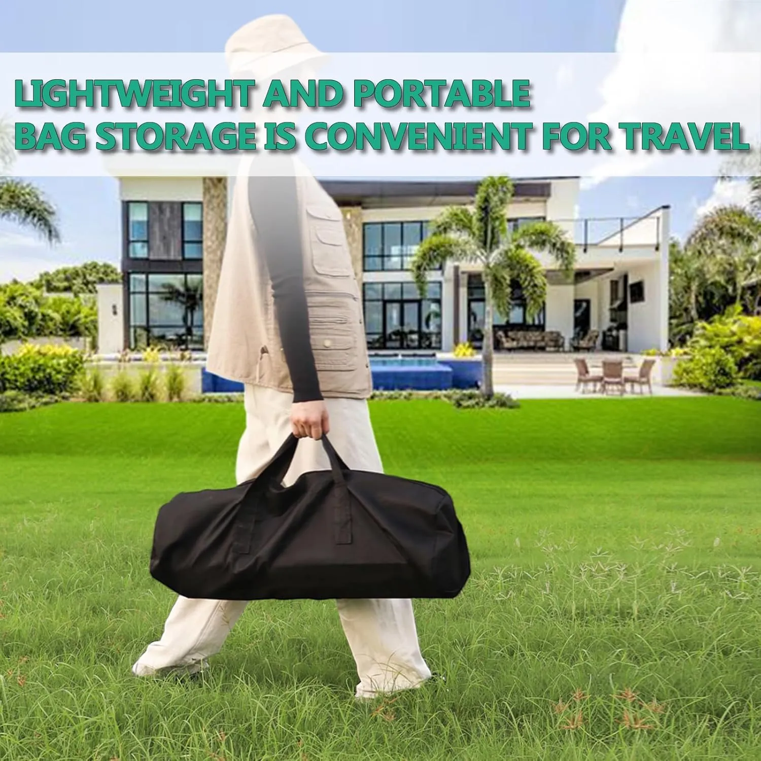 Portable Folding Camping Table, Roll-Up Aluminum Table with Carry Bag, Compact and Lightweight Design for Beach, Travel, and Outdoor Cooking Light Yellow 50×53×50cm/19.7×20.9×19.7in