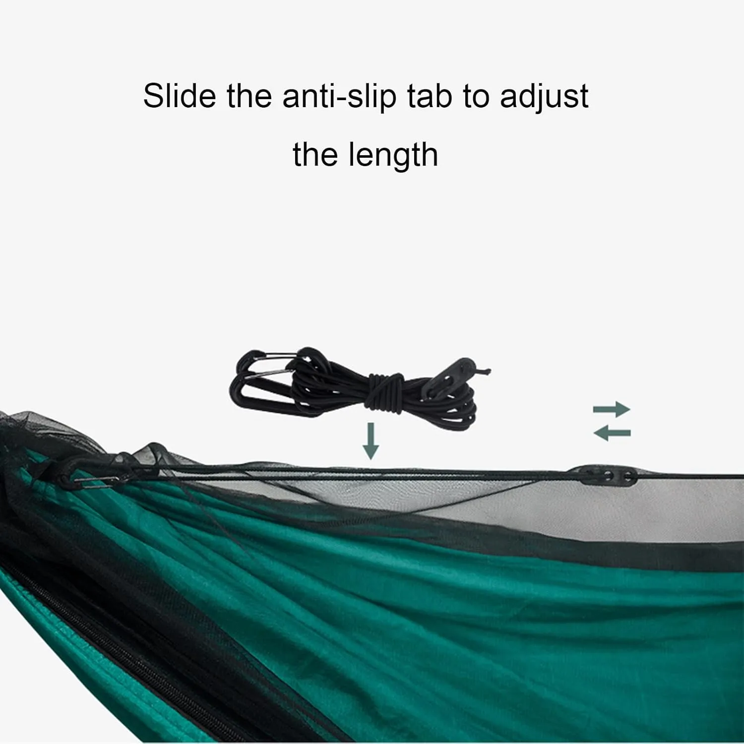 Portable Hammocks, Camping Hammock with Mosquito Net,Travel Lightweight Hammocks with Tree Straps and Solid Carabiners, Hold Up to 660lbs (Green2)