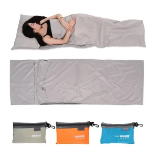 Portable Outdoor Camping Sleeping Bag Liner with Pillowcase - Lightweight, Ideal for Business Trips & Hotels