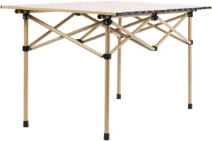 Portable Self-Driving Camping Table Outdoor Tool Table Folding Picnic Table Aluminum Alloy Surface Car Egg Roll Table Send Big Storage Bag for Beach Self-Driving Trip Picnic and Barbecue