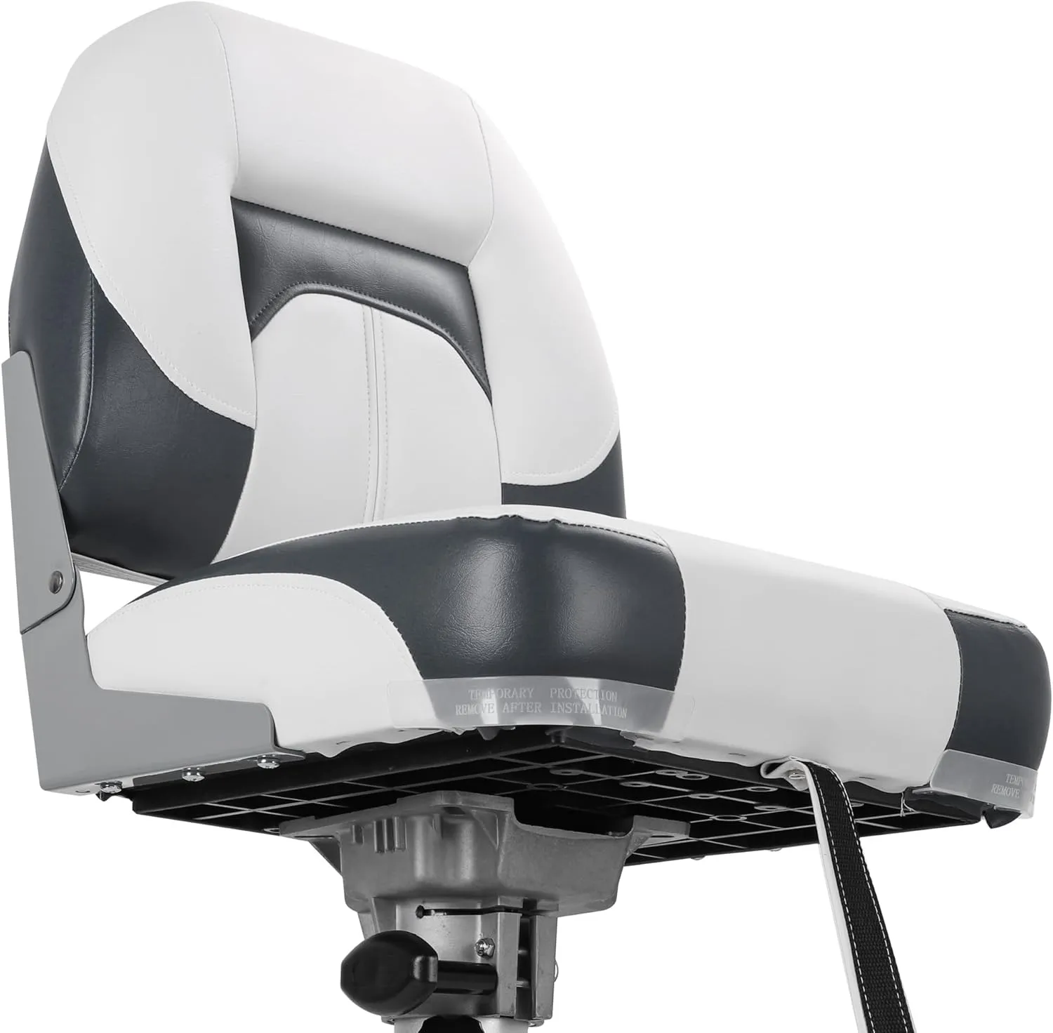 Premium Marine A Pair of Low Back/High Back Folding Boat Seat, Fishing Marine Seats with Stainless Steel Screws