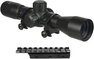 Presents This Optics Kit for Rossi Gallery Gun .22 Rifle - Includes Compact Series 4x32 Rifle Scope   Aluminum Rings   Bolt-on Mount