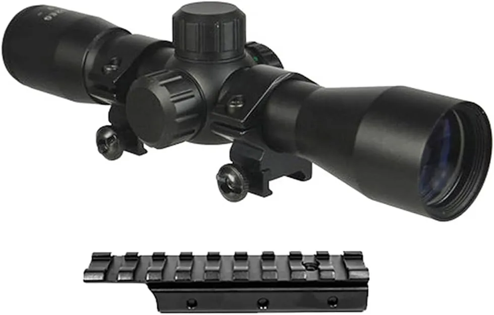 Presents This Optics Kit for Rossi Gallery Gun .22 Rifle - Includes Compact Series 4x32 Rifle Scope   Aluminum Rings   Bolt-on Mount