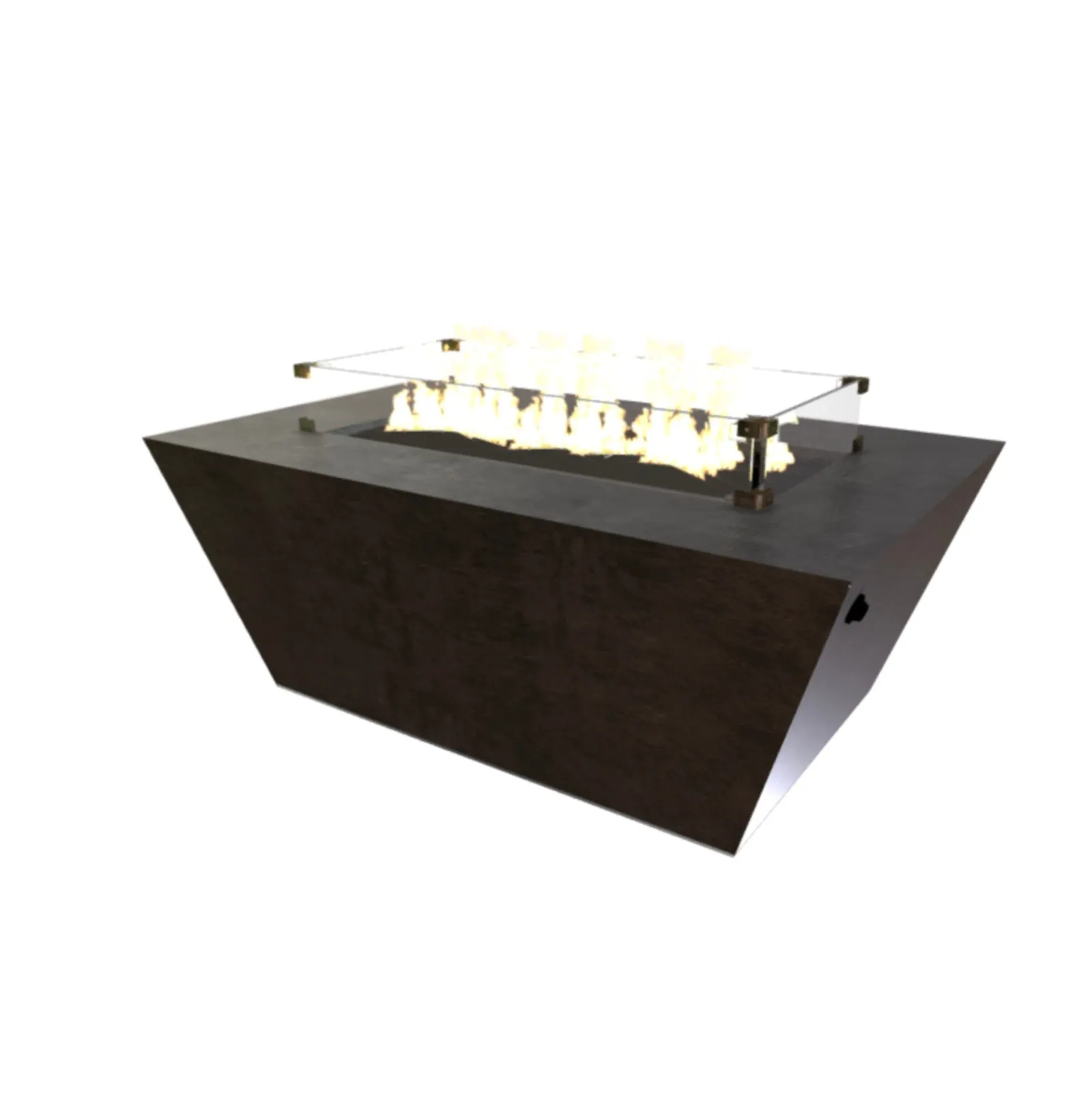 Prism Rectangle Fire Table- Aluminum
