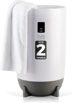 PureClean Towel Warmers Bucket, with Customized Fragrance for Spa and Bathroom, Luxury Towel Heater Gifts for Him & Her, Auto Shut Off, Fits 2 Large Towels, Blankets, Bathrobes, PJ's (Black)