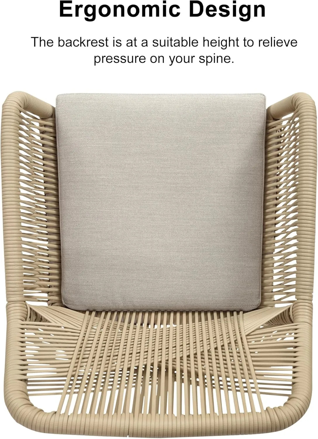 PURPLE LEAF 9 Pieces Outdoor Dining Set All-Weather PE Rattan Outdoor Patio Furniture Set with All Aluminum Frame Rectangular Table and Chairs Set for Lawn Garden Backyard Deck, Champagne