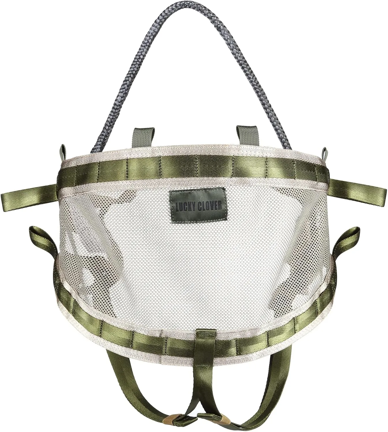 QOGIR Hunting Saddle Tree Saddle: Comfortable Saddle Hunting, Lightweight Hammock Tree Climb Saddle, Includes Adjustable Bridge, Tree Stand Accessories, Saddle Hunting Accessories