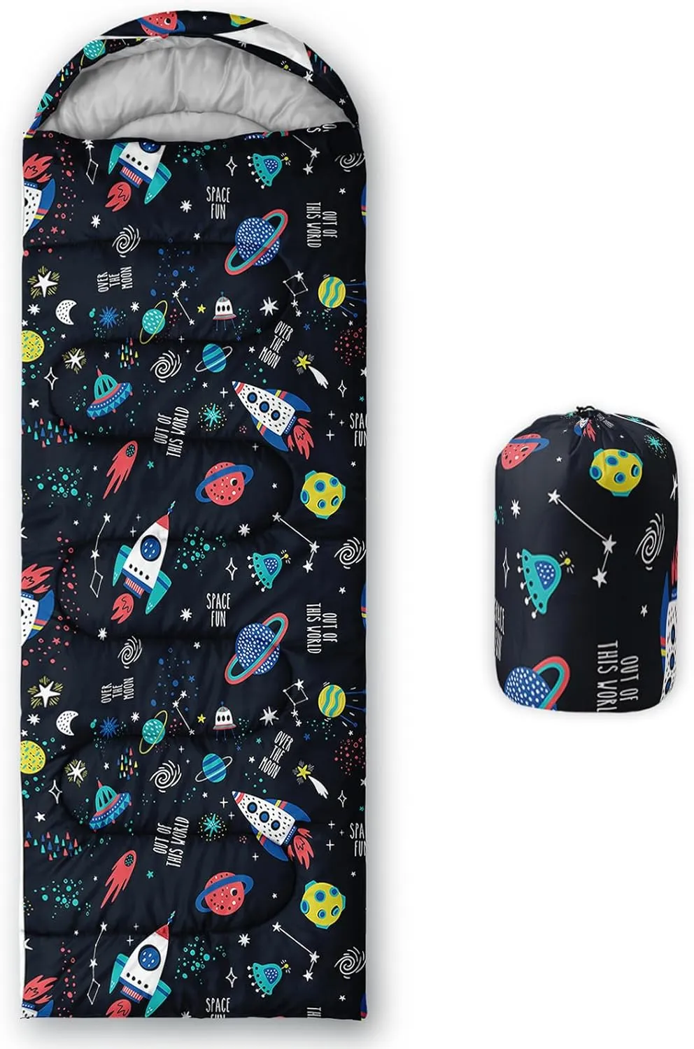QOOMO Camping Sleeping Bags,3 Season Warm & Cool Weather,Lightweight,Waterproof Sleeping Bags for Adults & Kids,Traveling,and Outdoors,Camping Gear Equipment