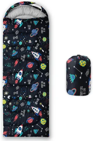 QOOMO Camping Sleeping Bags,3 Season Warm & Cool Weather,Lightweight,Waterproof Sleeping Bags for Adults & Kids,Traveling,and Outdoors,Camping Gear Equipment