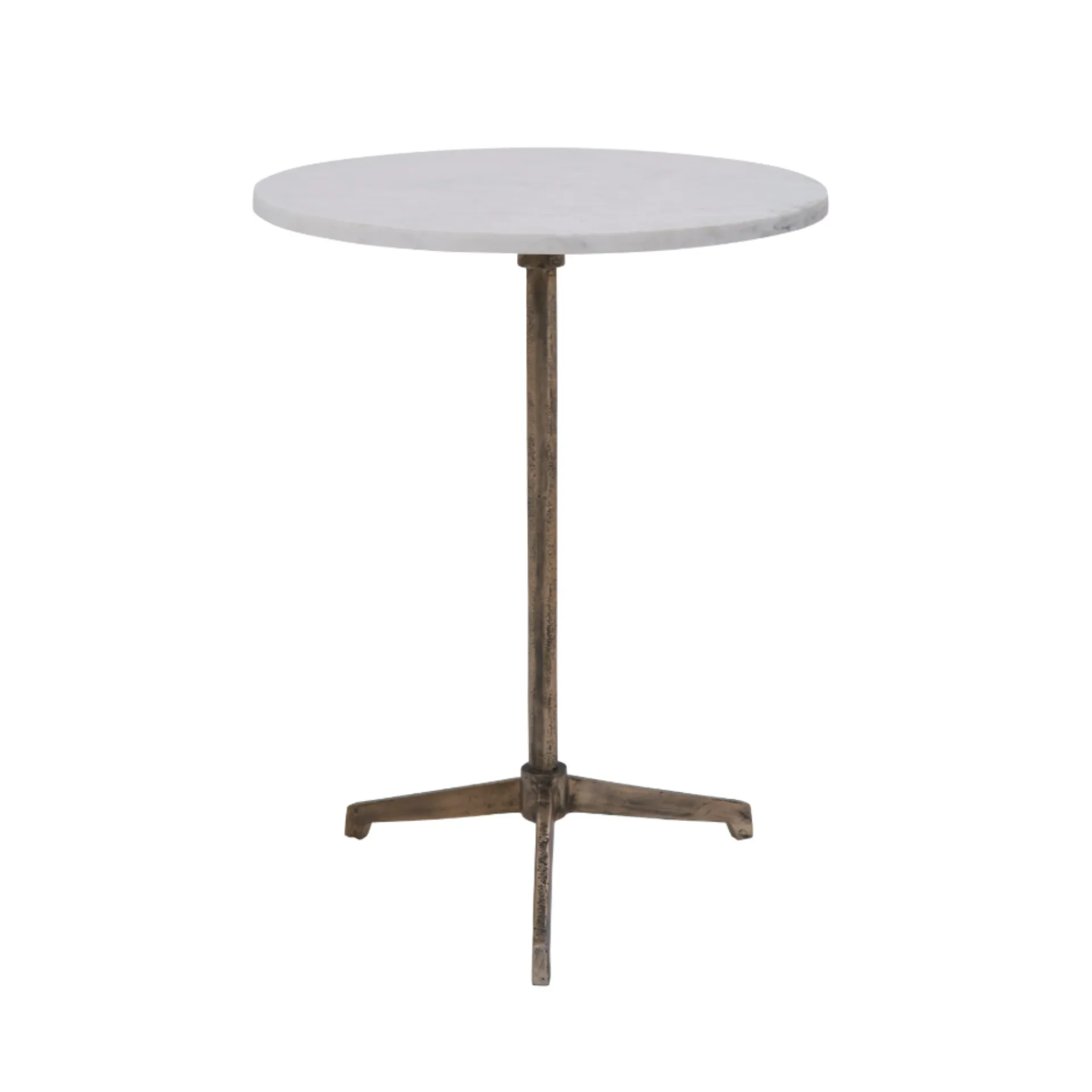 Rachel Side Table | Antiqued Brass