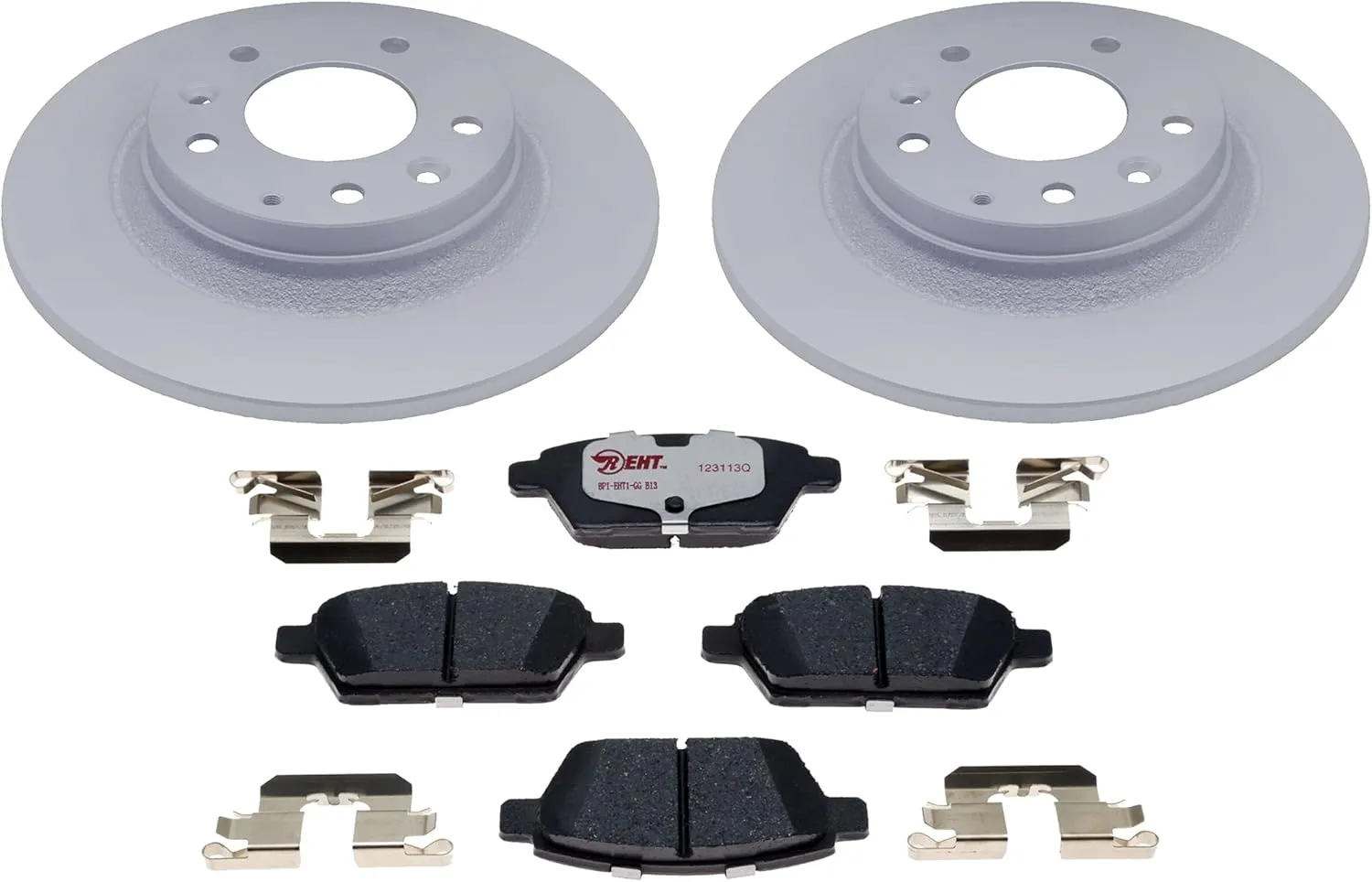 Raybestos Element3 1161H980172E3 Automotive Replacement Rear Brake Pads and Rotors Kit for Select Ford Fusion, Lincoln MKZ/Zephyr, Mazda 6, and Mercury Milan Model Years