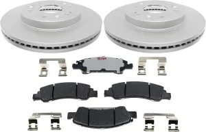 Raybestos Element3 1273H780518E3 Automotive Replacement Front Brake Pads and Rotors Kit for Select Jeep Wrangler/Wrangler JK Model Years