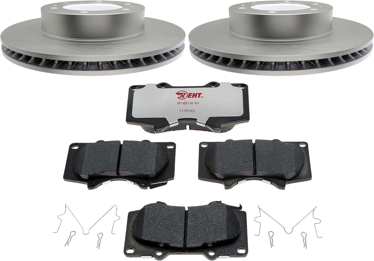 Raybestos Element3 976H980670E3 Automotive Replacement Front Brake Pads and Rotors Kit for Select Toyota 4Runner/FJ Cruiser/Tacoma Model Years