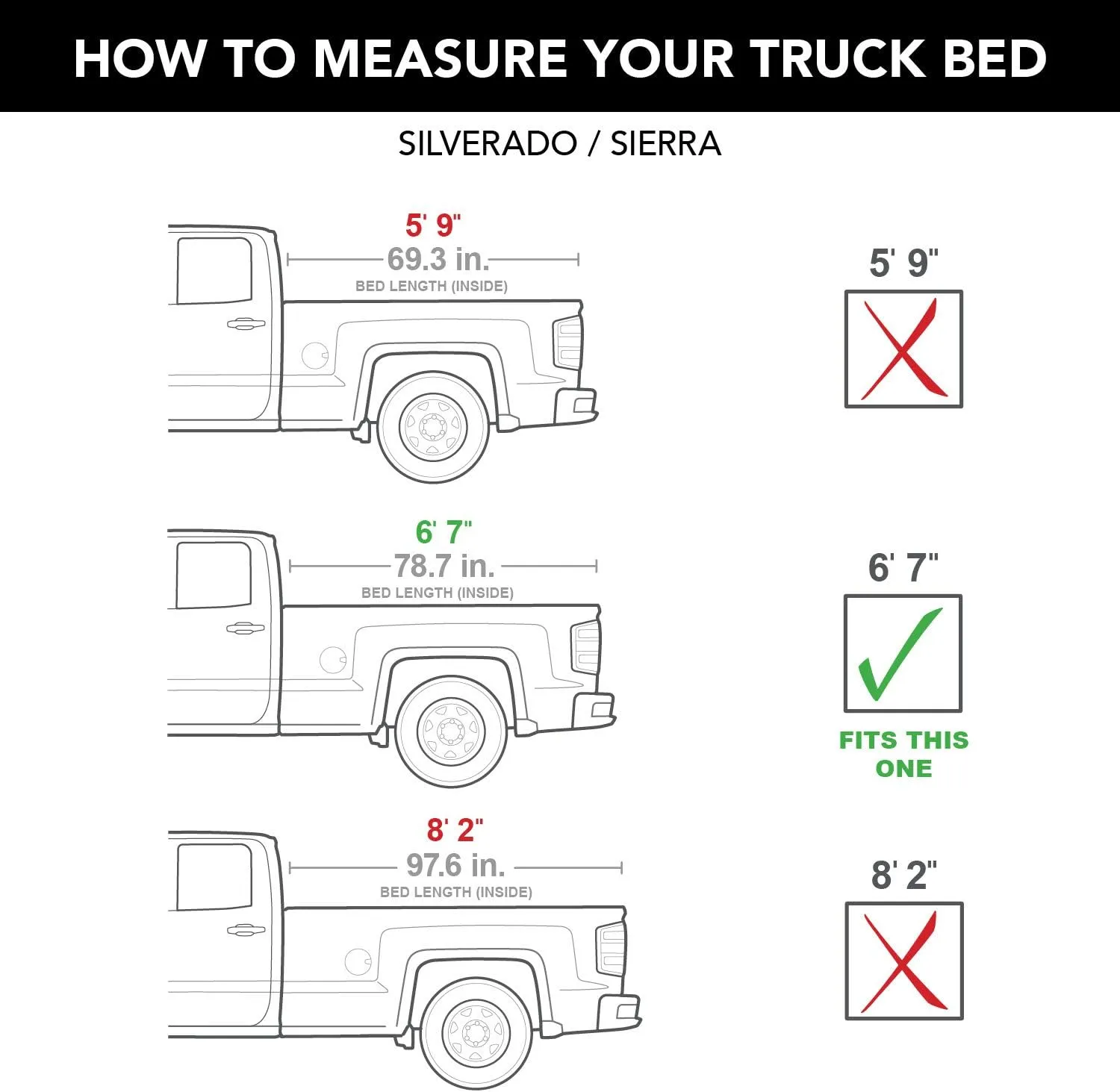 RealTruck TruXedo Lo Pro Soft Roll Up Truck Bed Tonneau Cover | 571101 | Fits 2007 - 2013 Chevy/GMC Silverado/Sierra 1500, 2007-14 2500/3500HD 6' 7" Bed (78.8")