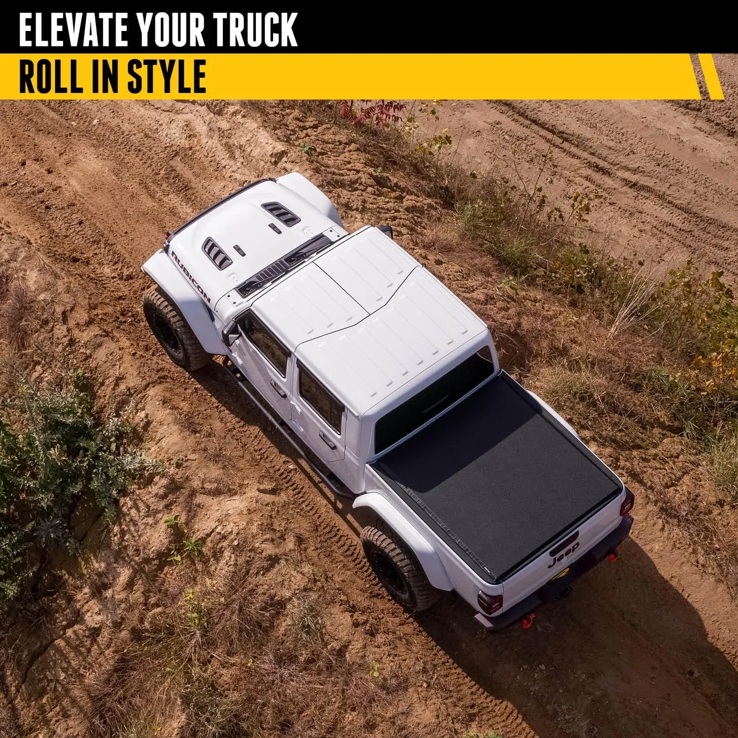 RealTruck TruXedo Lo Pro Soft Roll Up Truck Bed Tonneau Cover | 571101 | Fits 2007 - 2013 Chevy/GMC Silverado/Sierra 1500, 2007-14 2500/3500HD 6' 7" Bed (78.8")