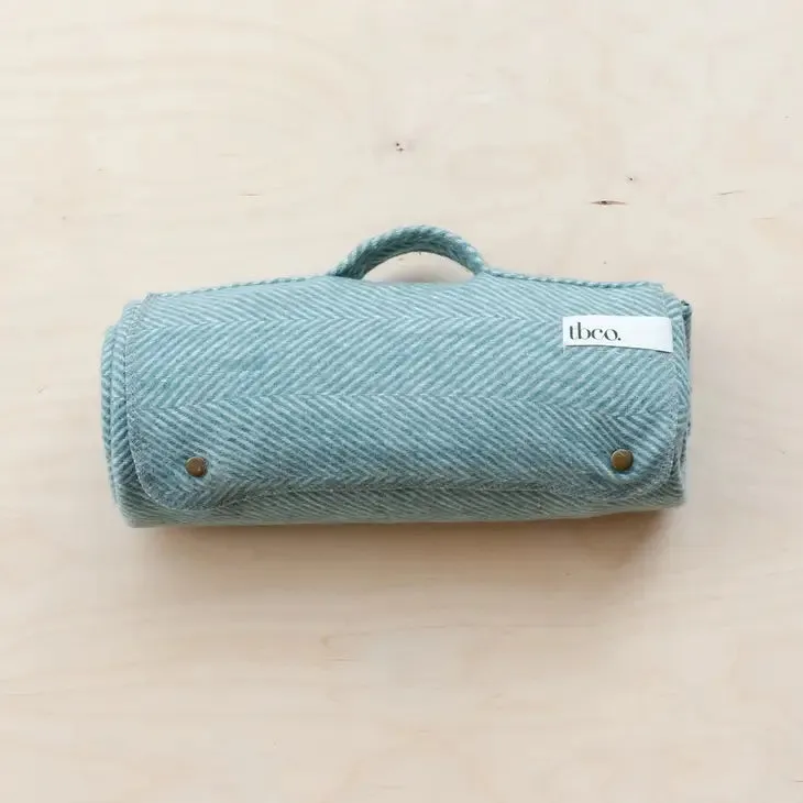 Recycled Wool Foldable Picnic Blanket