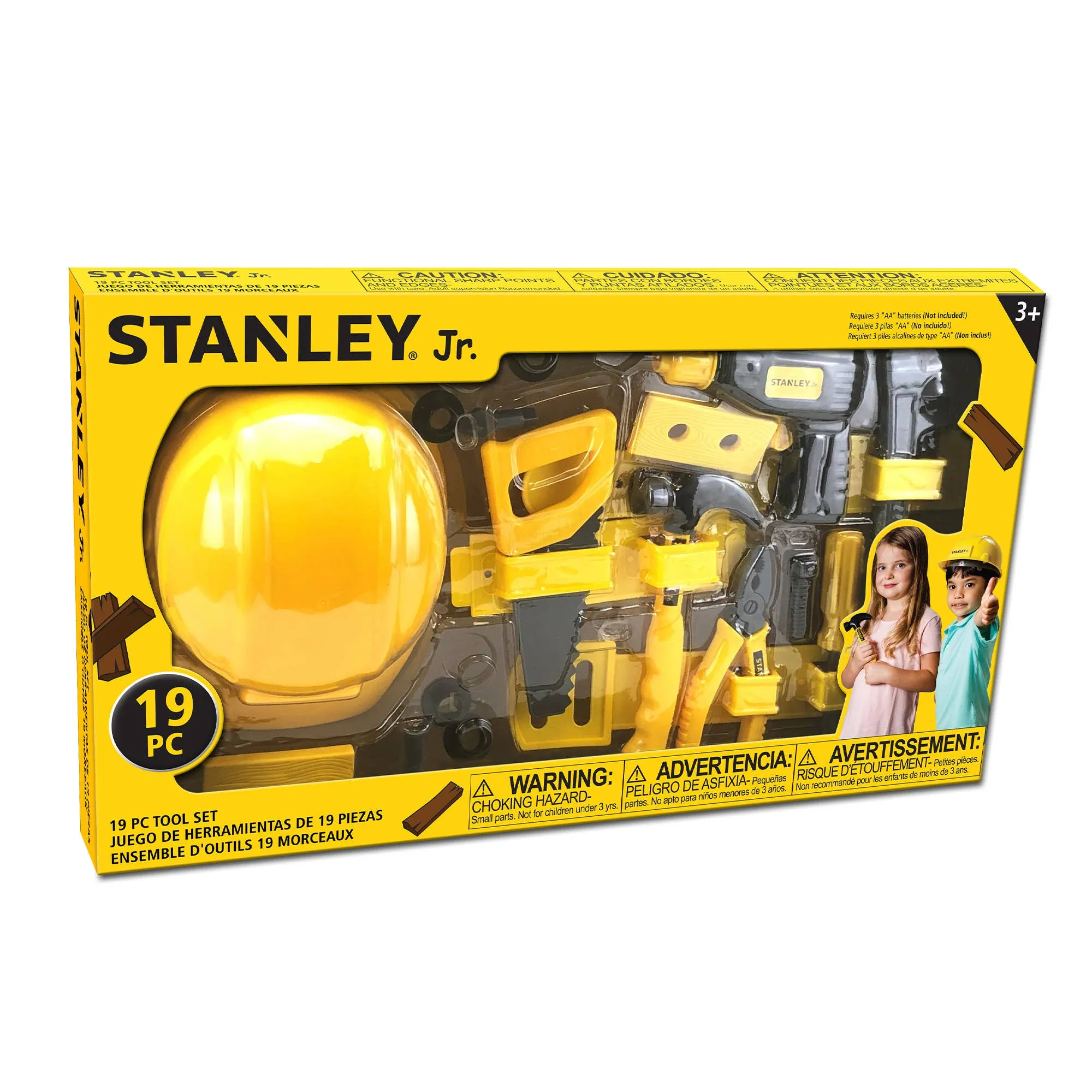 Red Toolbox Stanley Jr. 19-Piece Pretend Play Tool Set