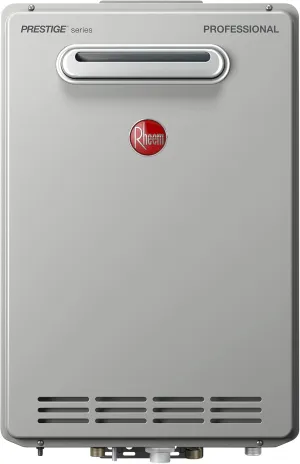 Rheem Prestige Condensing Tankless Outdoor Natural Gas Water Heater 8.4 GPM - RTGH-84XLN-2