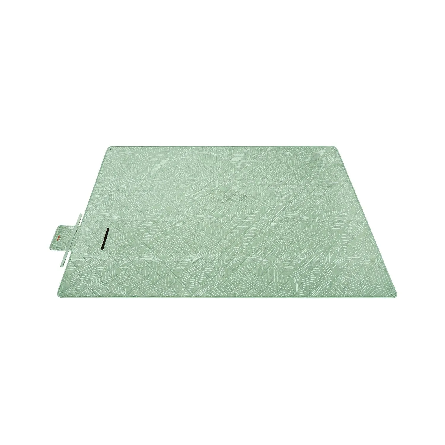 Rootz Picnic Blanket - Outdoor Mat - Beach Rug - Waterproof - Lightweight - Portable - Mint Green with Tropical Fern - 300cm x 200cm - 42cm x 19cm x 19cm