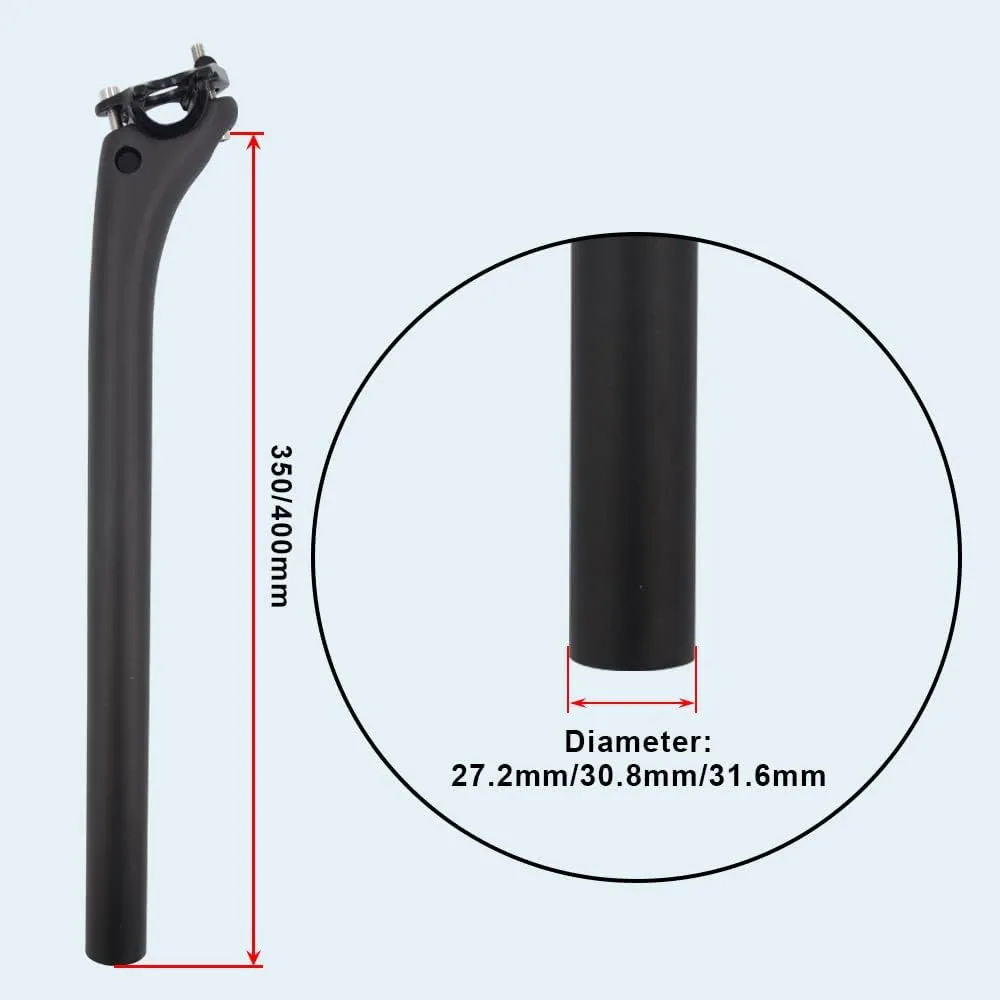 RXL SL Carbon Fiber seatpost Road Bike Offset Bicycle Seat Post 27.2/30.8/31.6 Mountain Bike seat Post Carbon seatpost