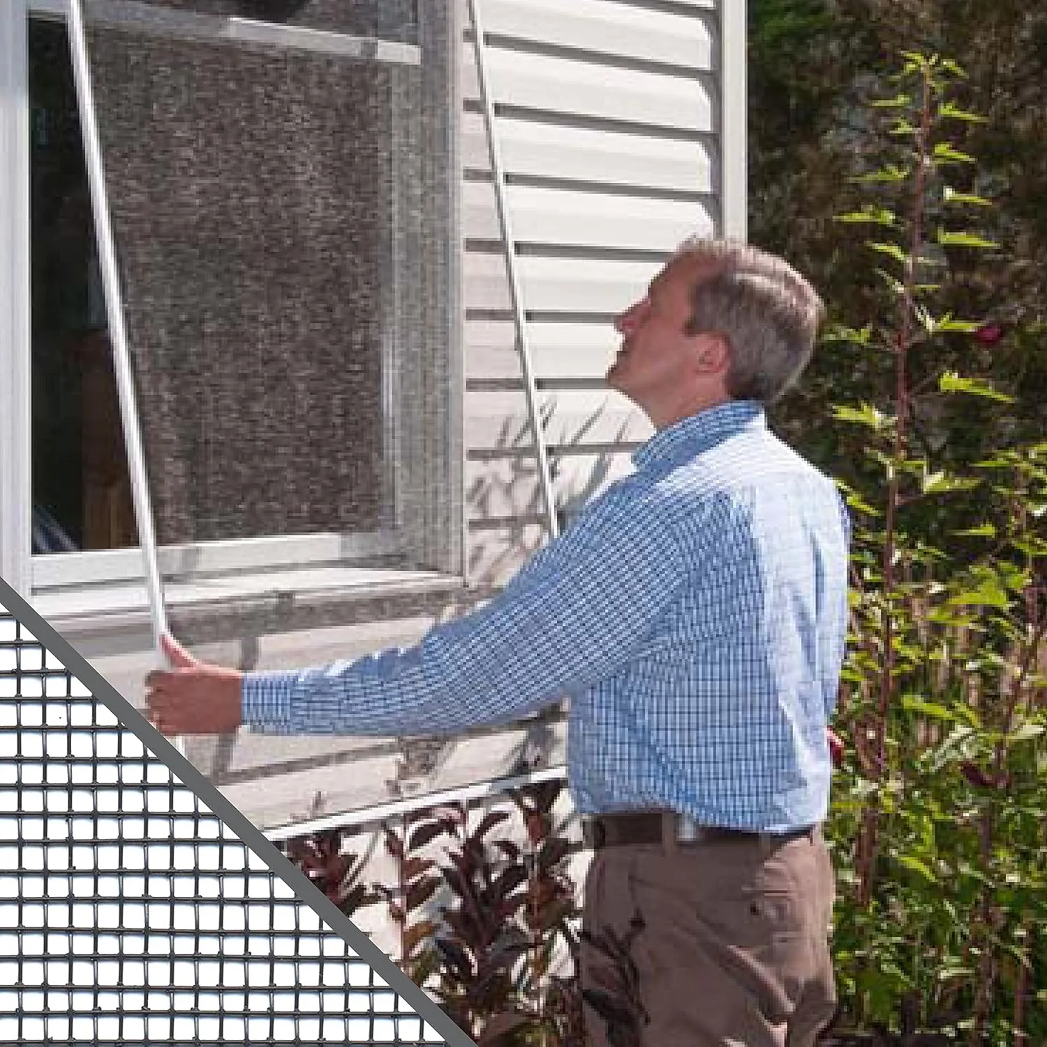 Saint-Gobain ADFORS FCS9296-M Aluminum Window Screen, 36" x 100', Bright, 100 Foot