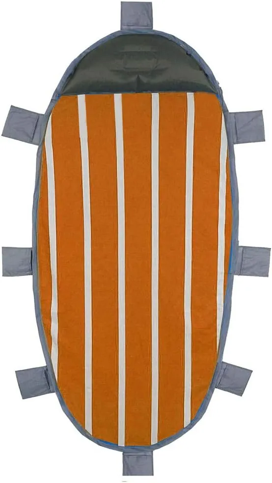 Sand Free Beach Blanket, Sandless Beach Camping Mat 21095cm Single Sand Proof Picnic Mat Moisture Proof Pad for Travel, Camping, Hiking and Music Festivals with Inflatable Pillow and Sandbag