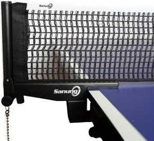 Sanung S406 Table Tennis Net and Post Portable, Professional Ping Pong Net and Post Set for Any Standard Tables (60 inch Width), Used for Training Competition, Easy Setup