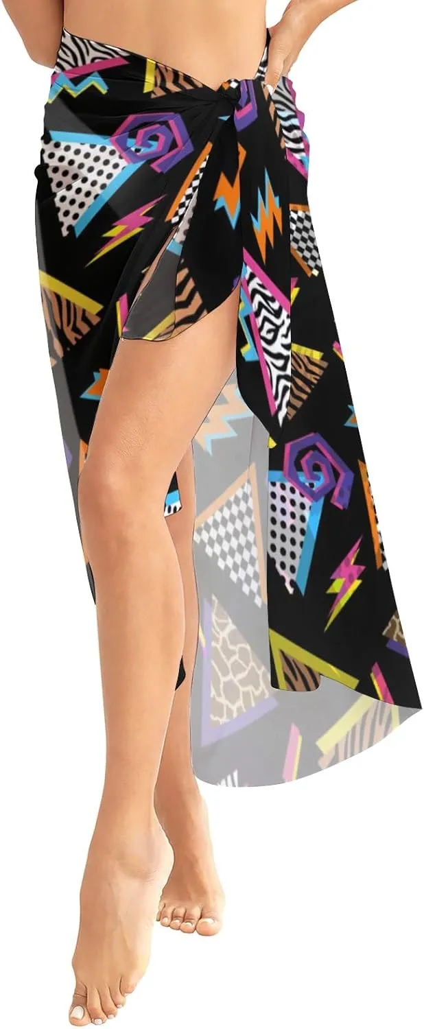 Sarong Coverups for Women Beach Wrap Skirt Swimsuit Wraps Long Chiffon Sarong Wraps
