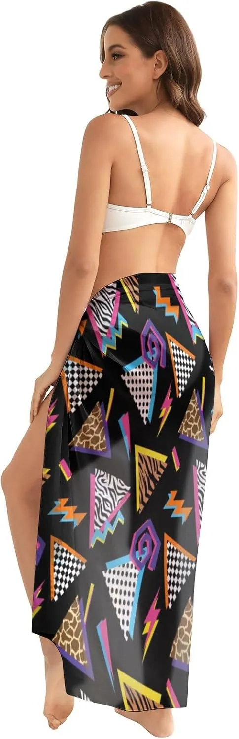 Sarong Coverups for Women Beach Wrap Skirt Swimsuit Wraps Long Chiffon Sarong Wraps