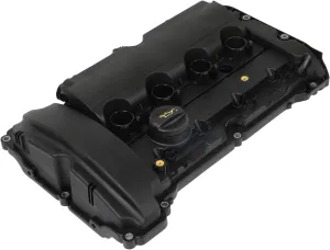 SCITOO Engine Valve Cover with Gasket,Oil Filler Cap Fit For Peugeot For 207 2008 2010-2014,For Peugeot For 207 Compact 2009,For Peugeot For 208 GT 2014-2017 Replace # V759886280