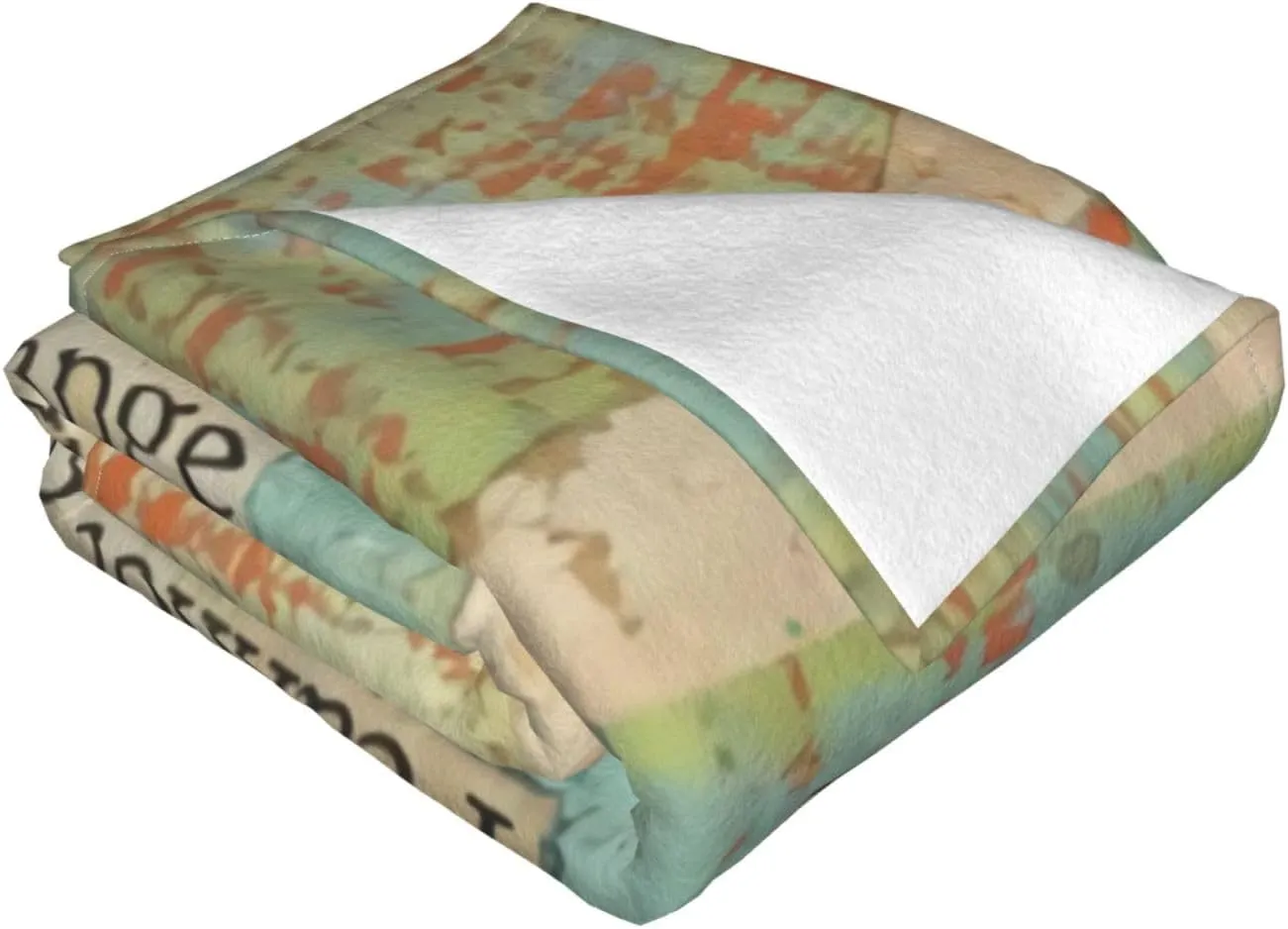 Serenity Prayer On Beach 60"X50" Flannel Blanket - 100% Soft Polyester, Lightweight and Warm, Suitable for Families, Camping, Travel