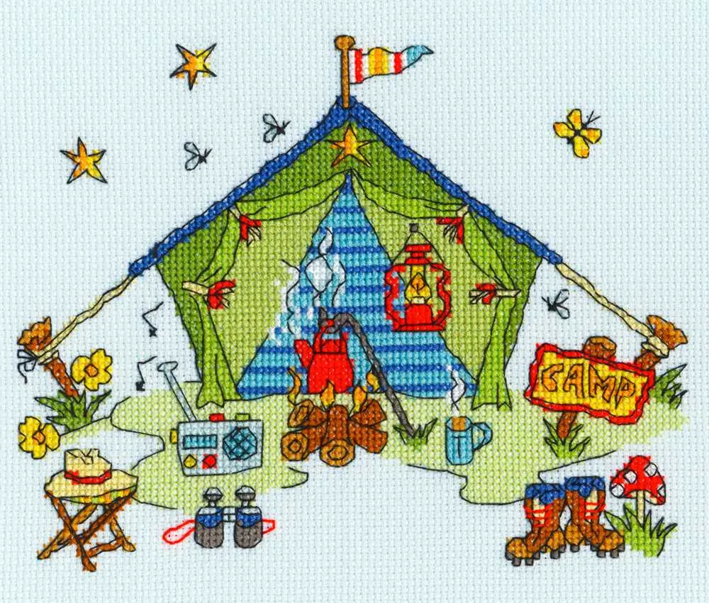 Sew Dinky Tent - Bothy Threads Cross Stitch Kit