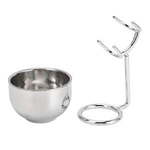 Shaving Stand with Bowl Set Lightweight and Compact Shaving Brush Stand Set for Barbershops Men Boyfriend Husband Dad Birthday Fathers Day Gift