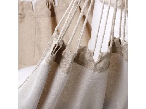 Sherwood Home Indoor and Outdoor Hammock Chair Swing - Natural Beige