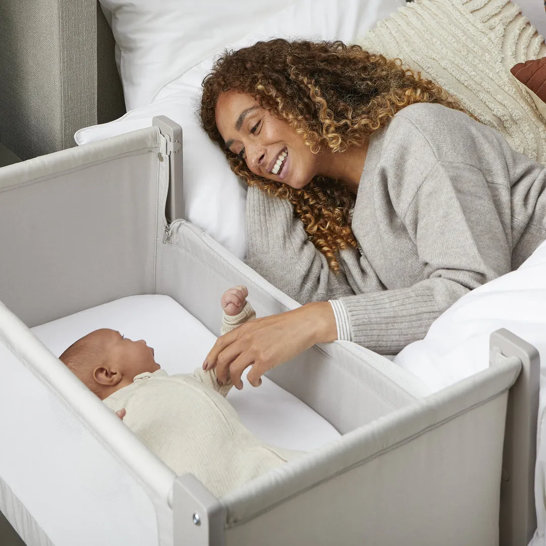 Shnuggle Air Lite Bedside Crib - Taupe