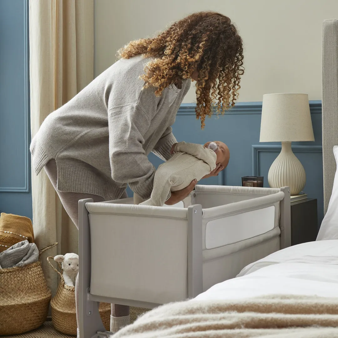Shnuggle Air Lite Bedside Crib - Taupe