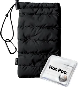 Sleeper - Thermal Cell Phone Cases, Insulated Pouch, Insulating Bag for iPhone 14, 13, 12, Samsung Galaxy and Smaller (Black), Regular