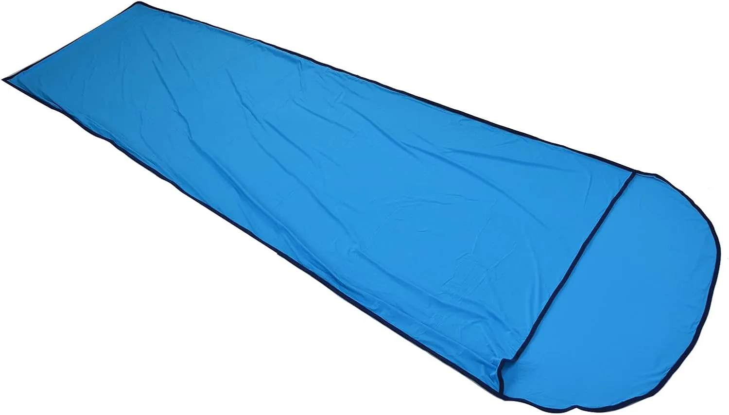 Sleeping Bag Liner, 200x80cm Ultralight Multifunctional Elastic Sleeping Sack Lightweight Breathable Cotton Liner for Picnic Hiking Outdoor Camping(Blue)