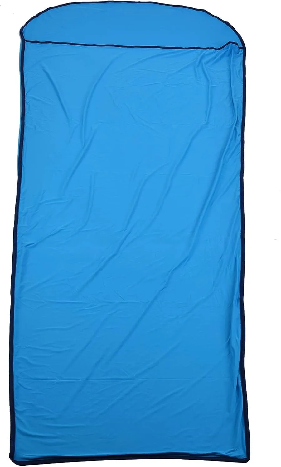 Sleeping Bag Liner, 200x80cm Ultralight Multifunctional Elastic Sleeping Sack Lightweight Breathable Cotton Liner for Picnic Hiking Outdoor Camping(Blue)
