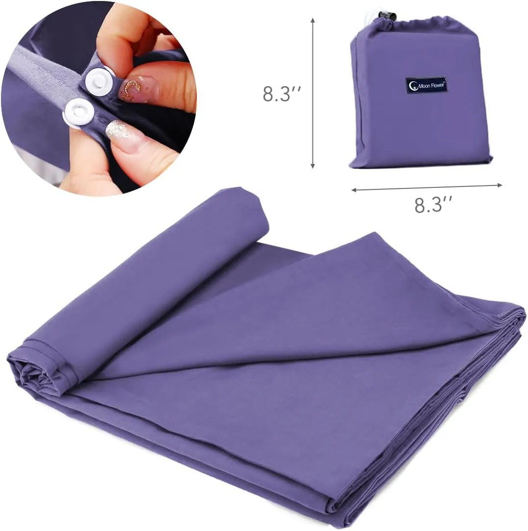 Sleeping Bag Liner Travel Camping Sheet, Lightweight Portable Sleeping Sheets for Outdoor Travel Backpacking Hiking Picnics Hotels