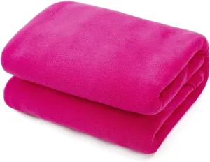 Sleeping Bag Ultra-Light Polar Fleece Sleeping Bag for Outdoor Camping Tent Bed Use,Travel Warm Sleeping Bag Liner Lightweight(Doblue Pink)