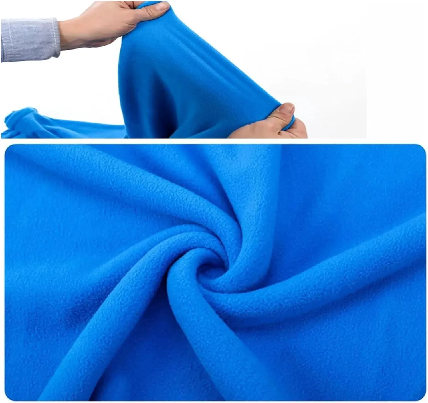 Sleeping Bag Ultra-Light Polar Fleece Sleeping Bag for Outdoor Camping Tent Bed Use,Travel Warm Sleeping Bag Liner Lightweight(Doblue Pink)