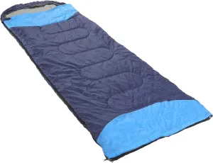 Sleeping Bags, Breathable Sleeping Bags Compact and Easy to Carry Comfortable and Skin-Friendly for Camping(Navy Blue)