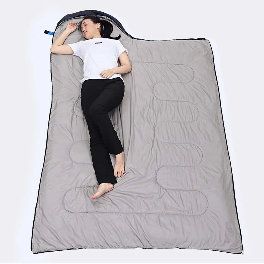 Sleeping Bags for Adults 3 Seasons Camping–Large Warm Lightweight Envelope Sleeping Bags with Compression Sack Ideal Gear for Hiking Backpacking