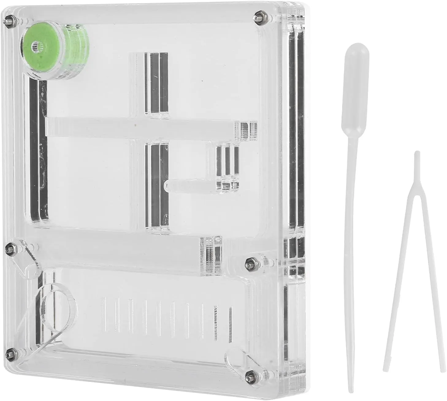 Small Clear Acrylic Farm Kit, Crystal Clear Viewing, Built in Moisturizing System, for Kids and Classroom Use