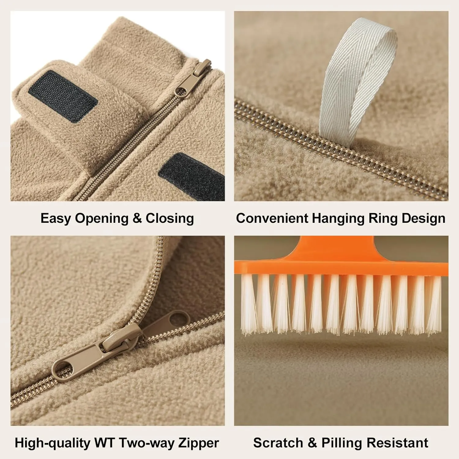 Soft Camping Blanket Cozy Sleeping Bag Warm Ultralight Camping Quilt Washable Portable Compact Blanket Indoor & Outdoor Blanket for Hiking Concerts Beach Trips,73"x29" Caramel