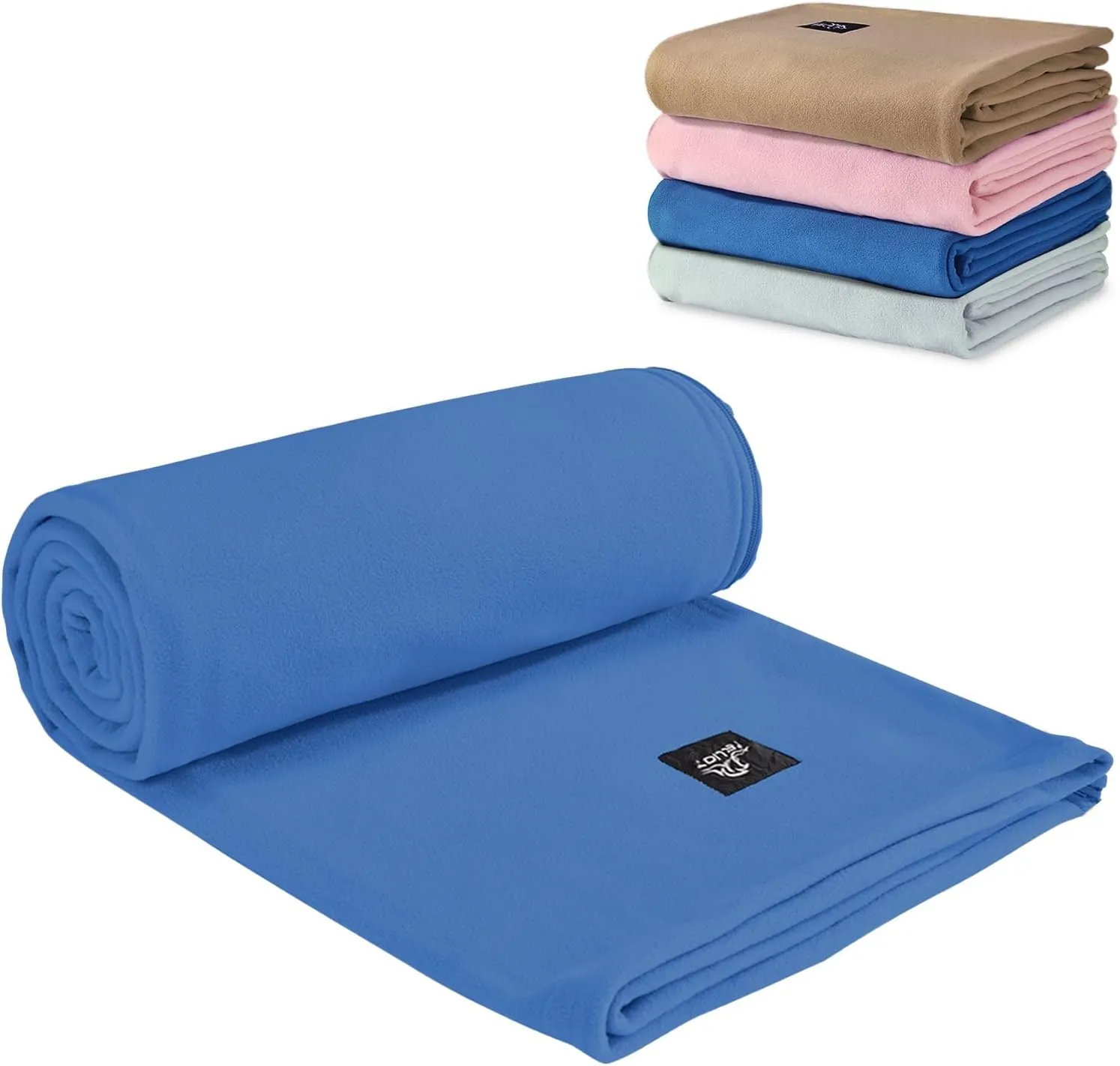 Soft Camping Blanket Cozy Sleeping Bag Warm Ultralight Camping Quilt Washable Portable Compact Blanket Indoor & Outdoor Blanket for Hiking Concerts Beach Trips,73"x29" Peacock Blue