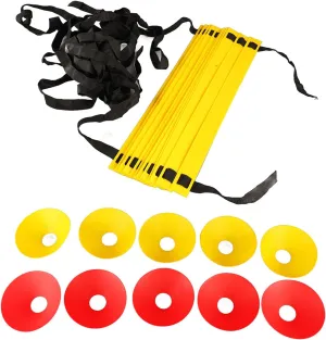 Speed Kit Footb Ladder Soccer Co Training Equipment with Bag Speed Kit LadderSpeed LadderTraining Lad Race Results